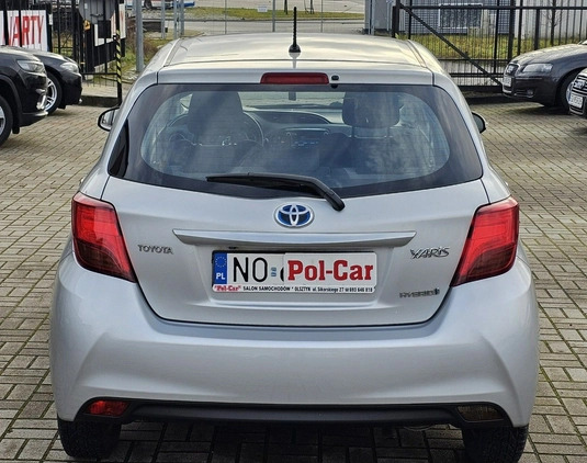 Toyota Yaris cena 49900 przebieg: 63000, rok produkcji 2016 z Olsztyn małe 497